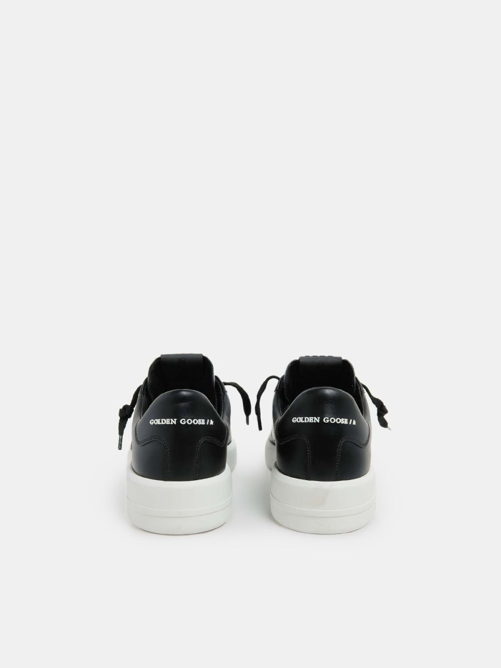 Schwarze UNI PURESTAR-Sneakers aus Leder